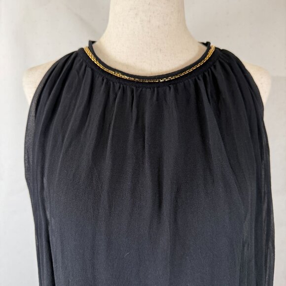Jo No Fui Black Sleeveless Balloon Hem Dress Size S - Picture 2 of 8